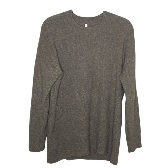 Aritzia The Group by Babaton 100% Cashmere Crewneck Sweater Brown Soft Women XS - Picture 2 of 6